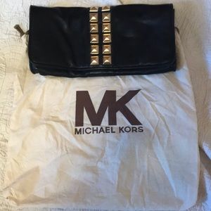 Michael kors leather clutch